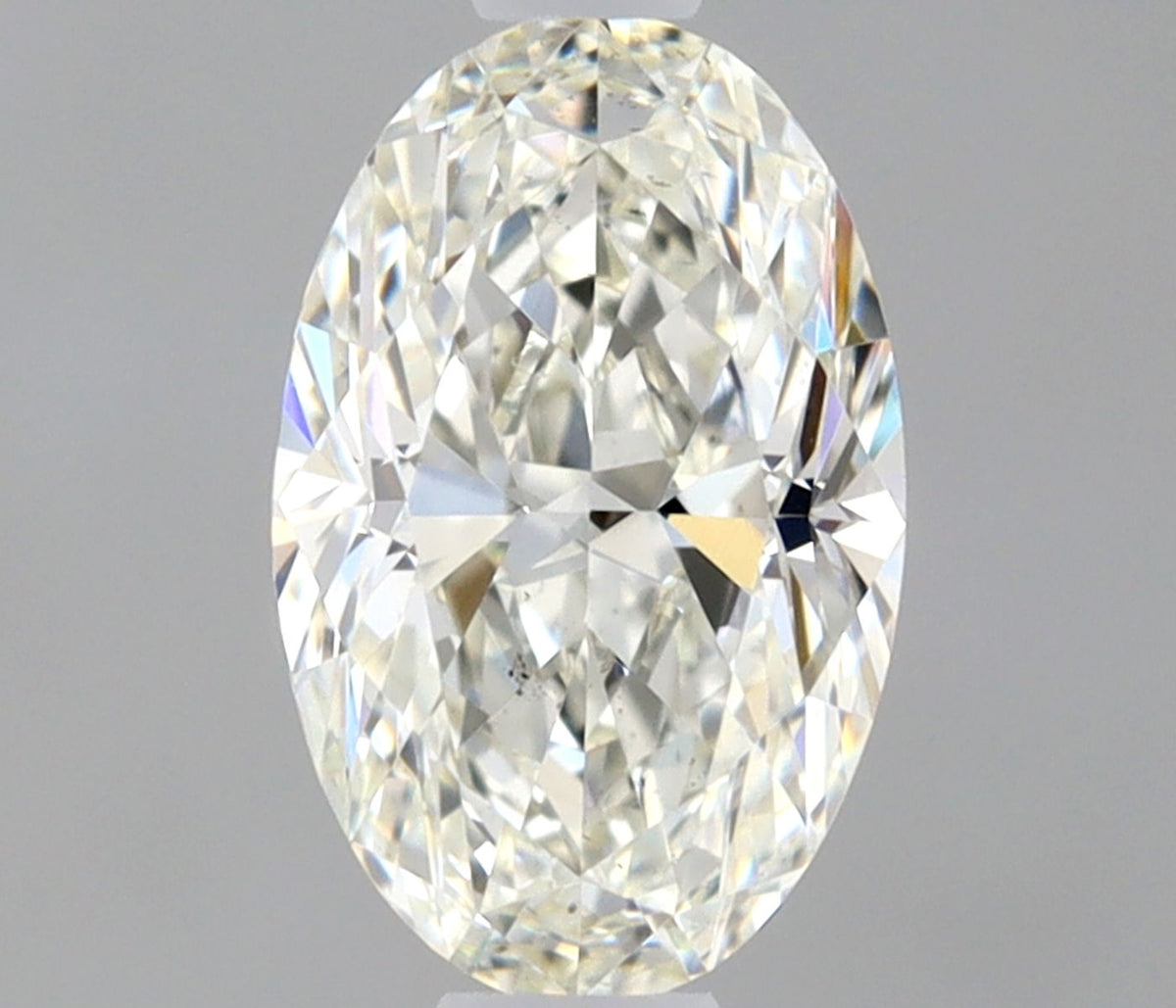 0.41 Carat J-SI1 Oval Cut Diamond