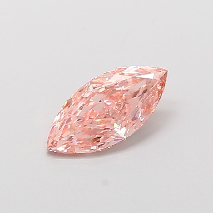 0.79 Carat Marquise Cut Fancy Pink