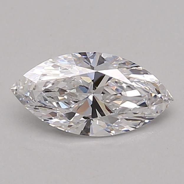 0.62 Carat D-VVS2 Marquise Lab Diamond