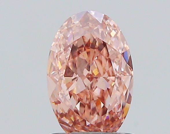 1.08 Carat Oval Cut Fancy Pink