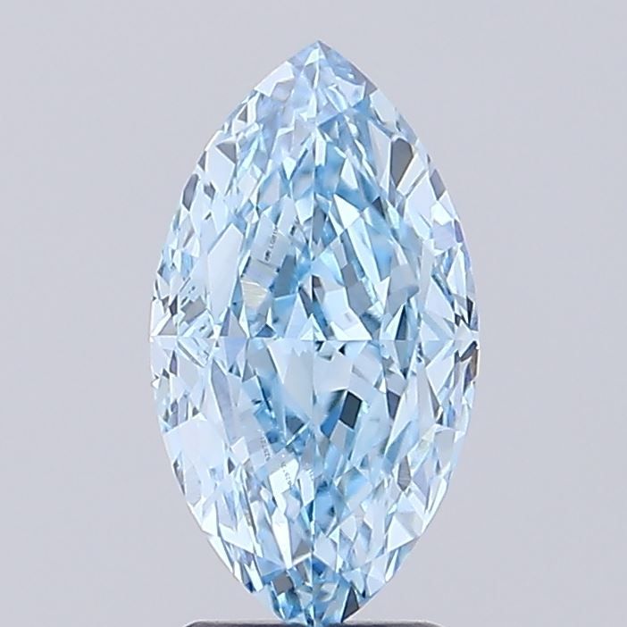 3.15 Carat Marquise Cut Fancy Blue