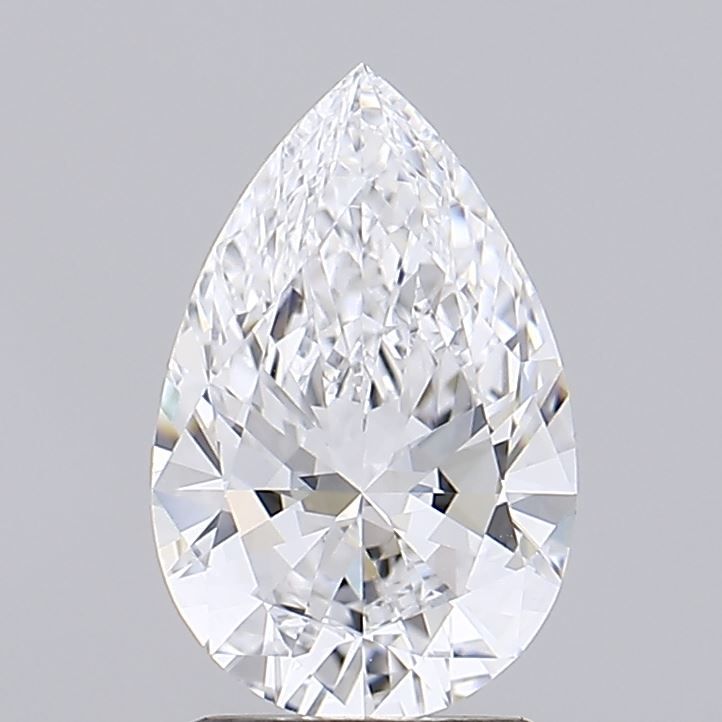 1.5 Carat D-VVS1 Pear Lab Diamond