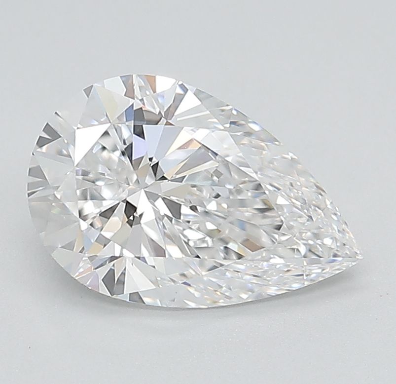 1.53 Carat D-VVS1 Pear Lab Diamond