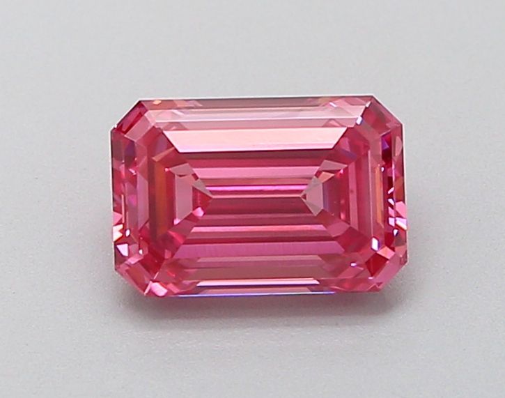 1.18 Carat Emerald Cut Fancy Pink