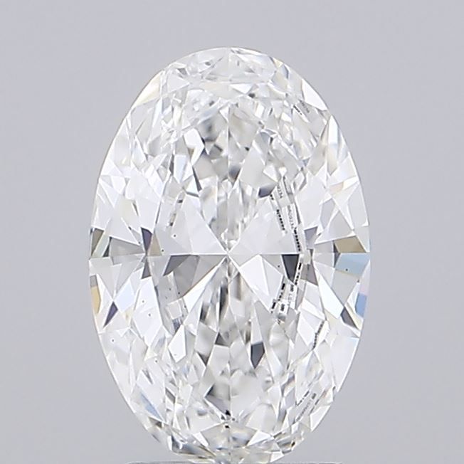1.21 Carat F-VS2 Oval Lab Diamond