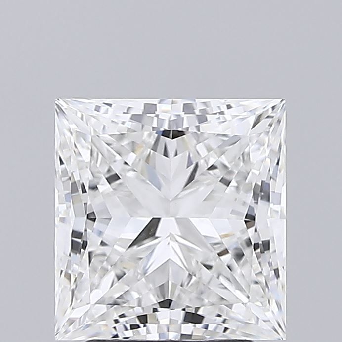 3.02 Carat F-VVS1 Princess Lab Diamond