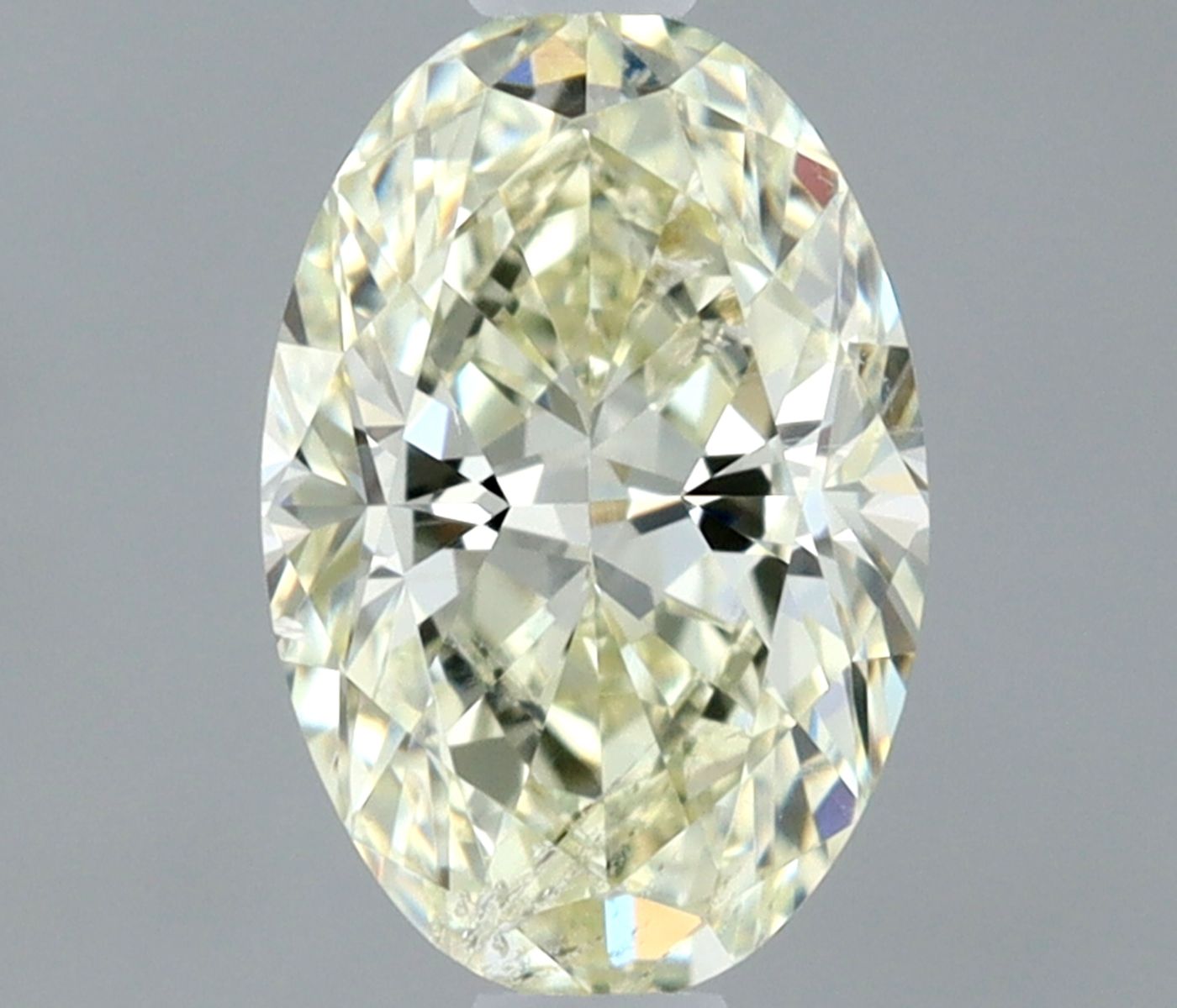 0.53 Carat L-SI1 Oval Cut Diamond