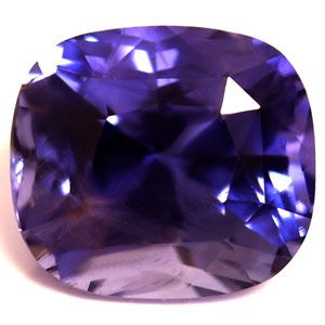 2.04 Carat Cushion Cut Purple Sapphire
