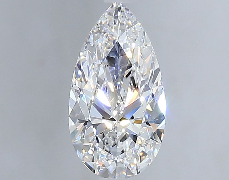 1.00 Carat D-IF Pear Cut Diamond