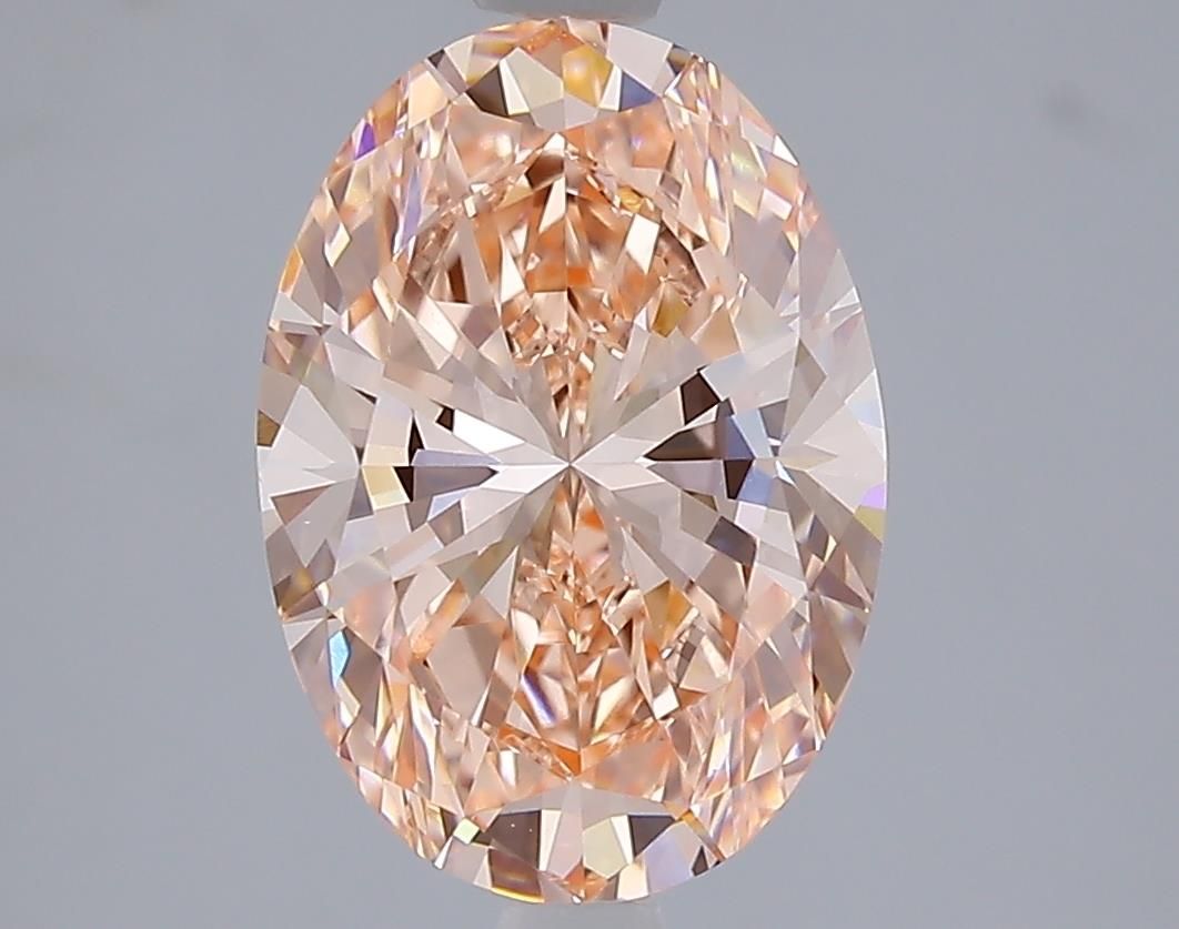 3.03 Carat Oval Cut Fancy Pink