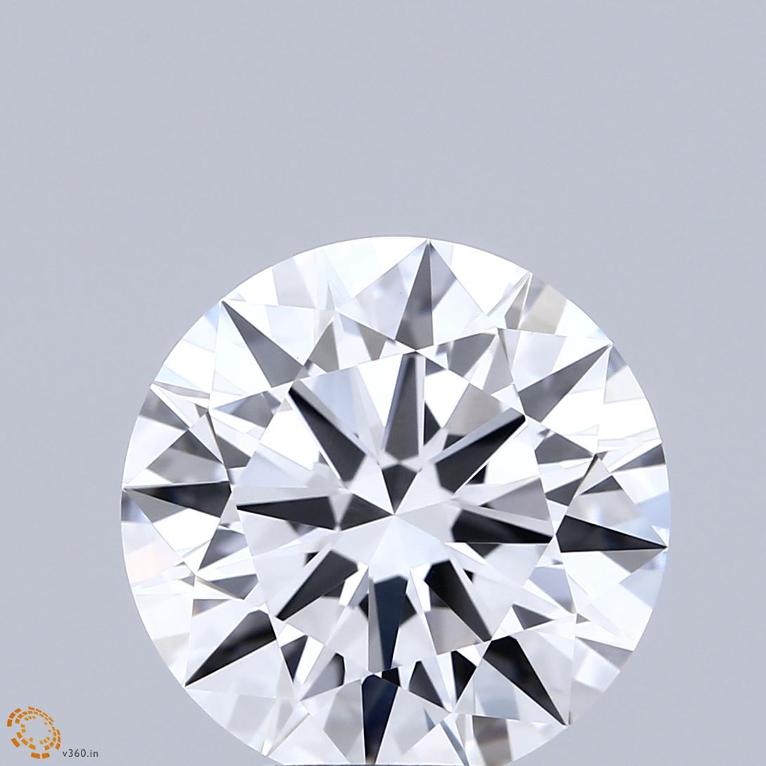 3.07 Carat F-VVS2 Round Lab Diamond