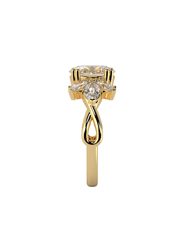 Olivia Moissanite Engagement Ring