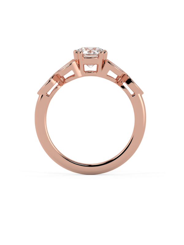 Ivy Moissanite Engagement Ring