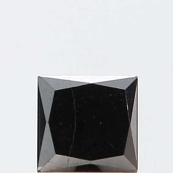 0.15ct Princess Natural Diamond (Colour Black, Clarity VVS2, Cut EX, Uncertified)
