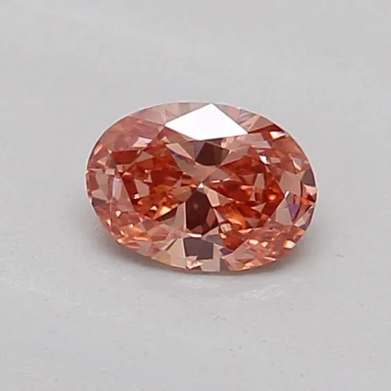 0.18ct Oval Lab Grown Diamond (Colour Fancy Brown, Clarity VS2, IGI Certified)
