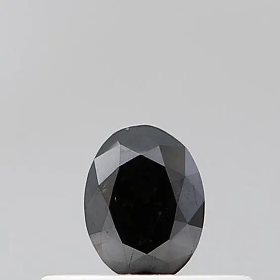 0.20ct Oval Natural Diamond (Colour Black, Clarity VVS2, Cut EX, Uncertified)