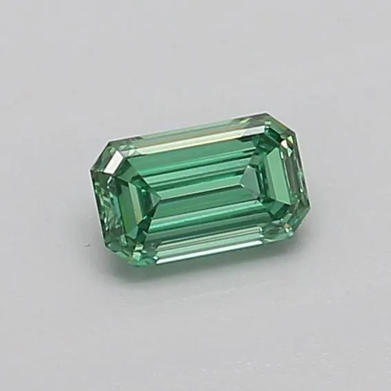 0.32ct Emerald Lab Grown Diamond (Colour Fancy Vivid Green, Clarity VS2, IGI Certified)