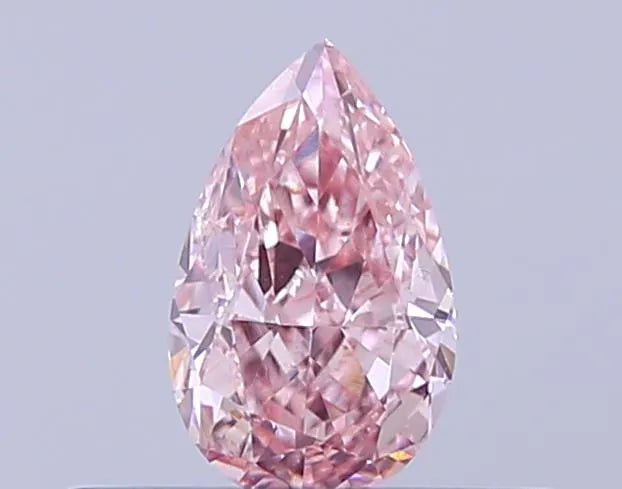 0.32ct Pear Lab Grown Diamond (Colour Fancy Intense Pink, Clarity VS2, IGI Certified)