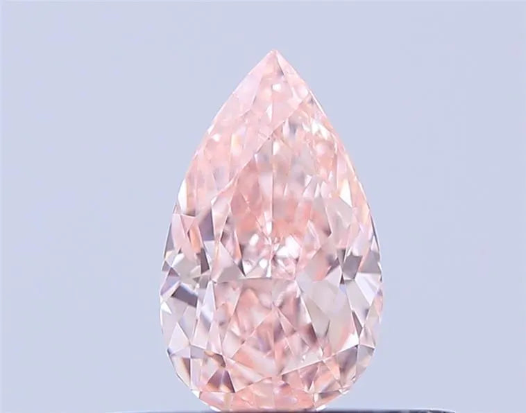 0.34ct Pear Lab Grown Diamond (Colour Fancy Intense Pink, Clarity VS1, IGI Certified)