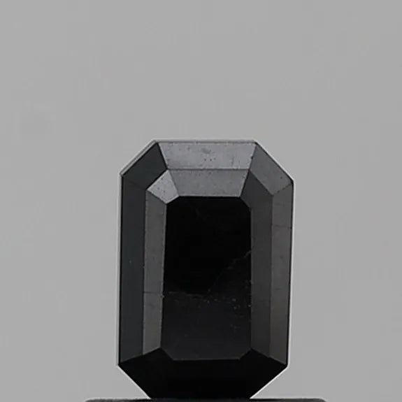 0.92ct Emerald Natural Diamond (Colour Black, Clarity VVS2, Cut EX, Uncertified)