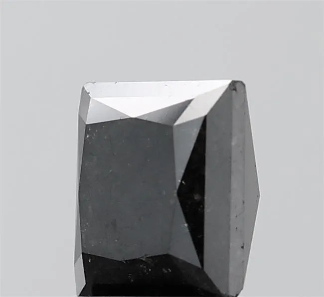 0.95ct Princess Natural Diamond (Colour Black, Clarity VS1, Cut EX, Uncertified)