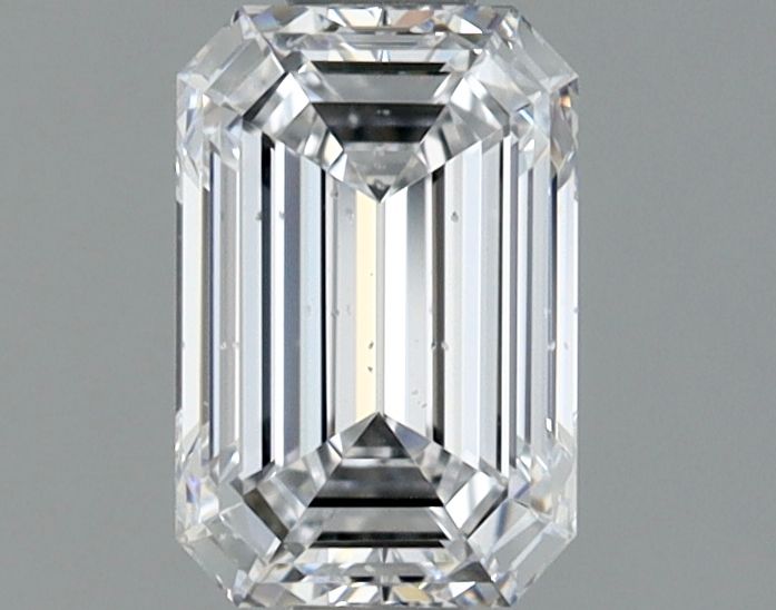 0.85 Carat D-SI2 Emerald Cut Diamond