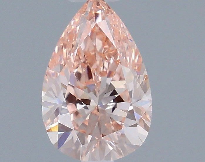 0.59 Carat Pear Cut Fancy Pink