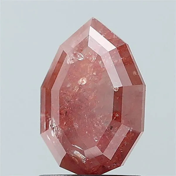 1.69ct Pear Natural Diamond (Colour Red, Clarity I3, Uncertified)