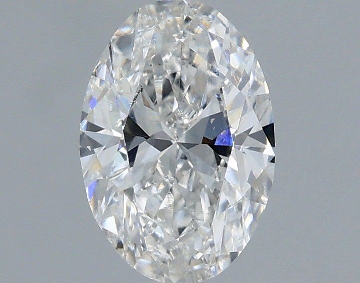 0.78 Carat F-VS2 Oval Lab Diamond