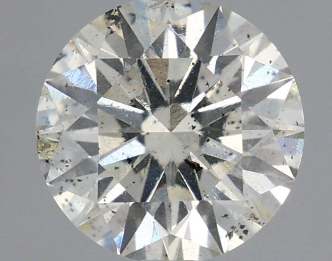 0.66 Carat J-SI2 Round Cut Diamond