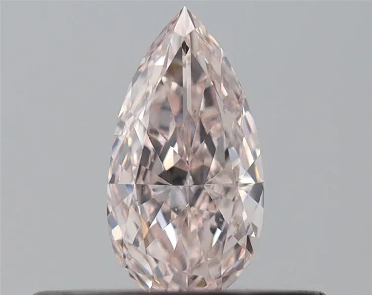 0.25ct Pear Natural Diamond (Colour Very Light Pinkish Brown, Clarity SI1, GIA Certified)