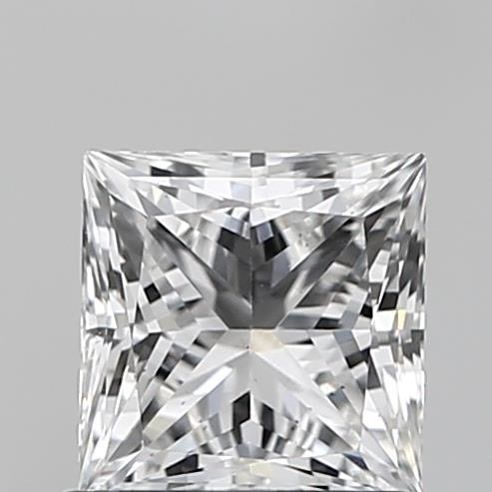 0.96 Carat E-VS2 Princess Lab Diamond