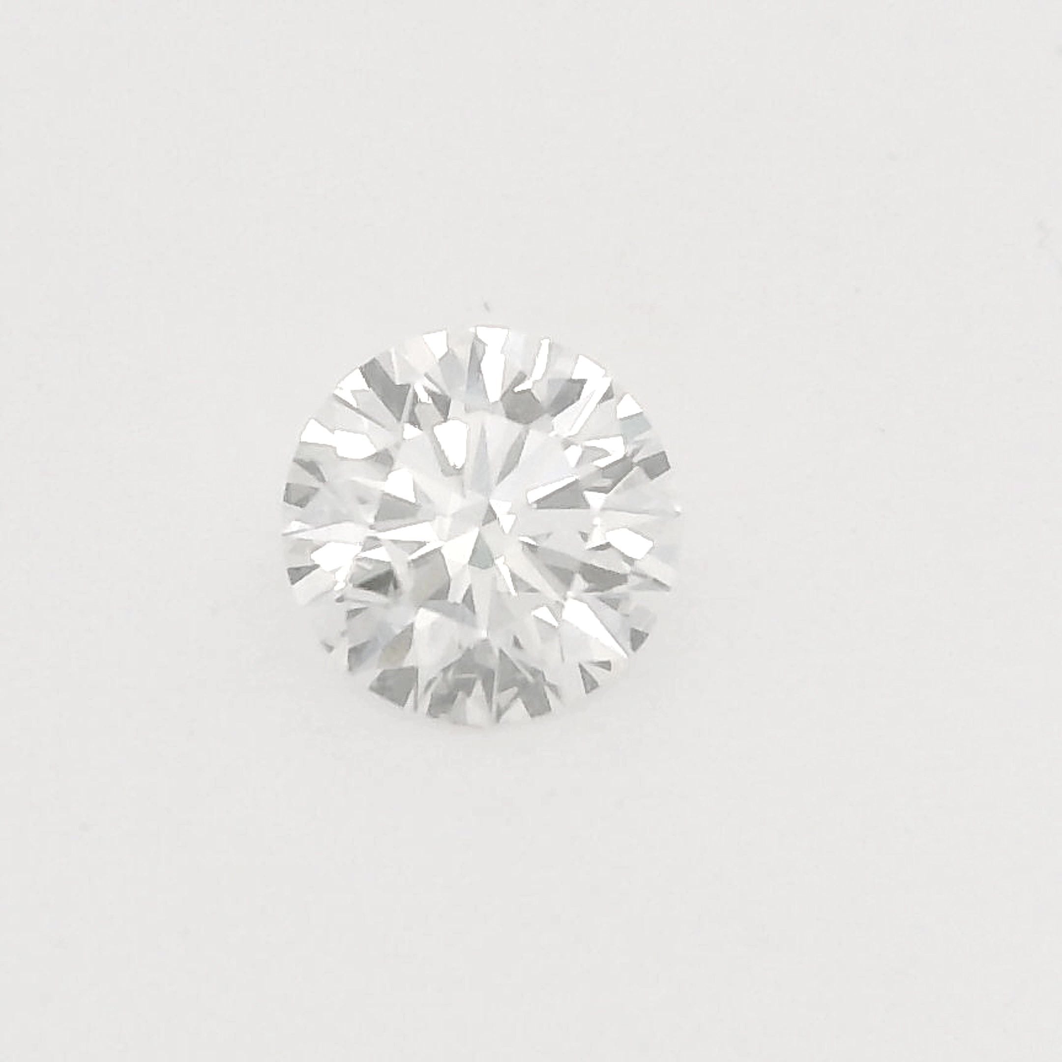 0.41 Carat H-IF Round Cut Diamond