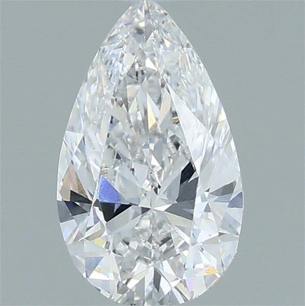 0.89 Carat E-VVS2 Pear Lab Diamond