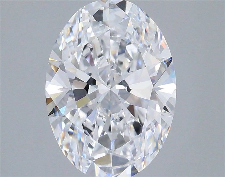 1.98 Carat D-VVS2 Oval Lab Diamond