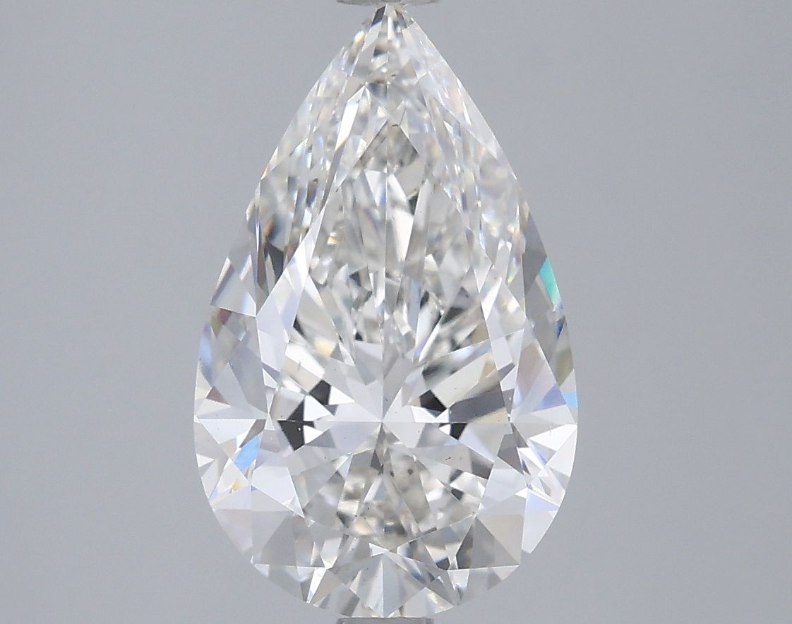 3.00 Carat G-VS2 Pear Lab Diamond