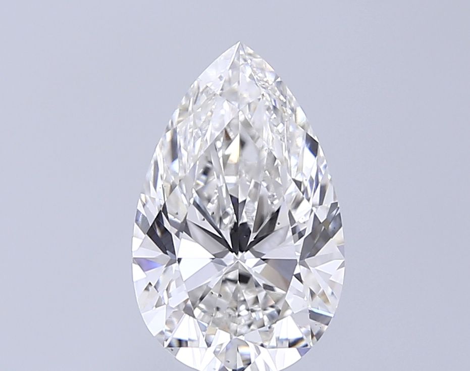 2.52 Carat F-VS2 Pear Lab Diamond