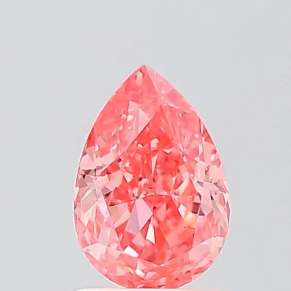 1.00ct Pear Lab Grown Diamond (Colour Pink, Clarity VS1, Uncertified)