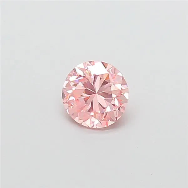 1.00ct Round Lab Grown Diamond (Colour Fancy Vivid Pink, Clarity VVS2, Cut F, IGI Certified)