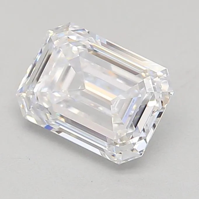 1.07ct Emerald Lab Grown Diamond (Colour D, Clarity IF, IGI Certified)