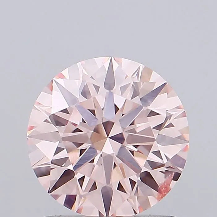 1.16ct Round Lab Grown Diamond (Colour Fancy Vivid Pink, Clarity SI2, Uncertified)