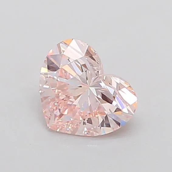 1.22ct Heart Lab Grown Diamond (Colour Fancy Pink, Clarity VS2, IGI Certified)