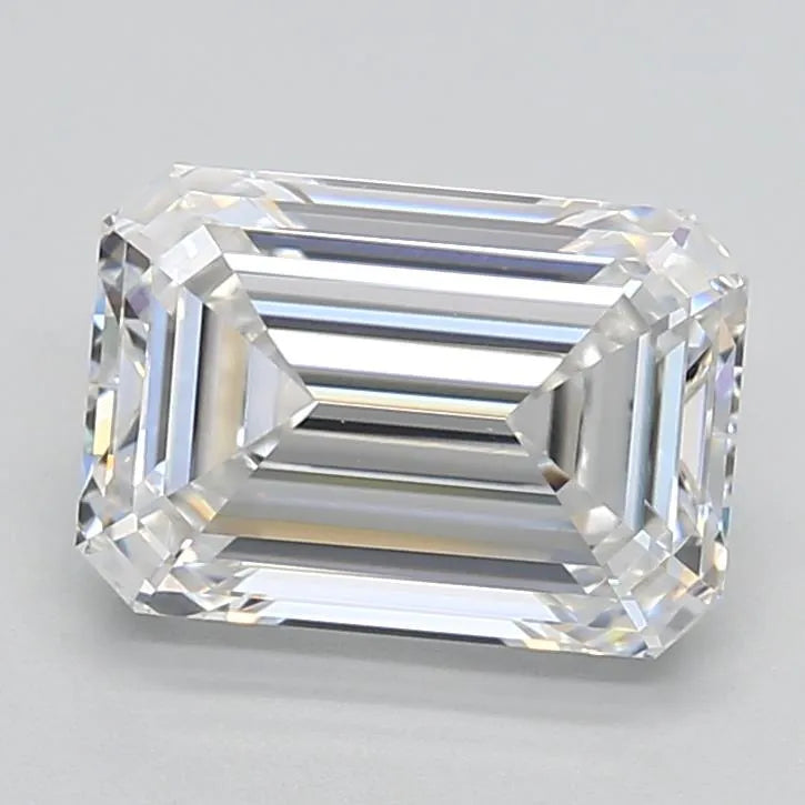 1.48ct Emerald Lab Grown Diamond (Colour D, Clarity IF, IGI Certified)