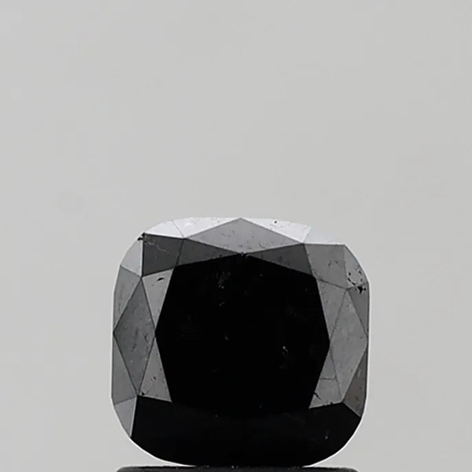 1.54ct Cushion brilliant Natural Diamond (Colour Fancy Black, Clarity VS2, Cut EX, Uncertified)