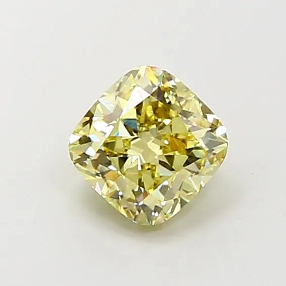 1.58ct Cushion modified Lab Grown Diamond (Colour Fancy Yellow, Clarity VS2, IGI Certified)