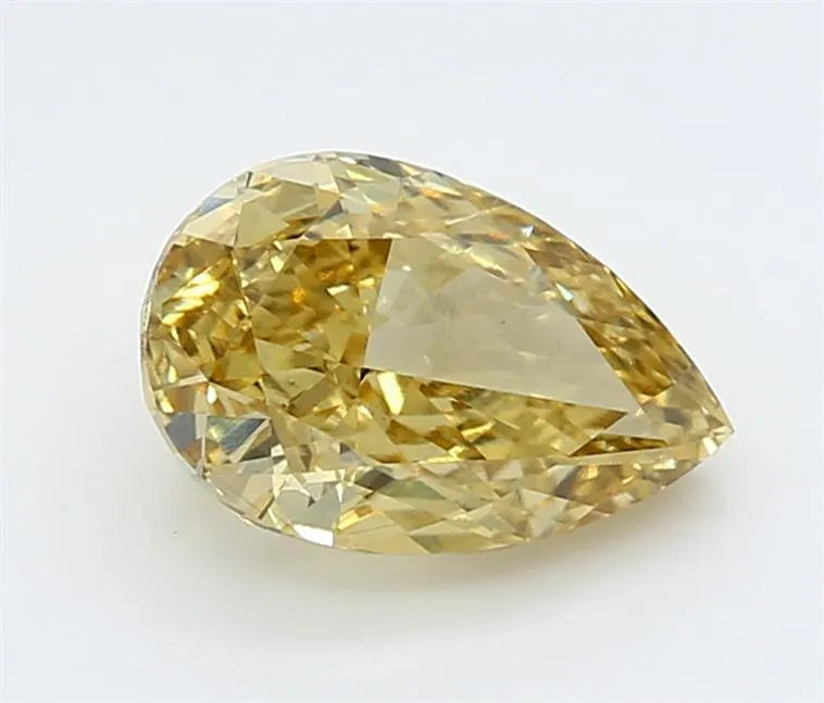 1.70ct Pear Lab Grown Diamond (Colour Fancy Intense Yellow, Clarity VS1, IGI Certified)
