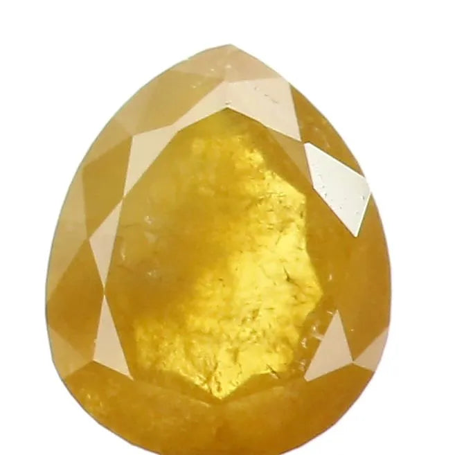 0.70ct Pear Natural Diamond (Colour Fancy Yellow, Clarity I3, Cut VG, Uncertified)