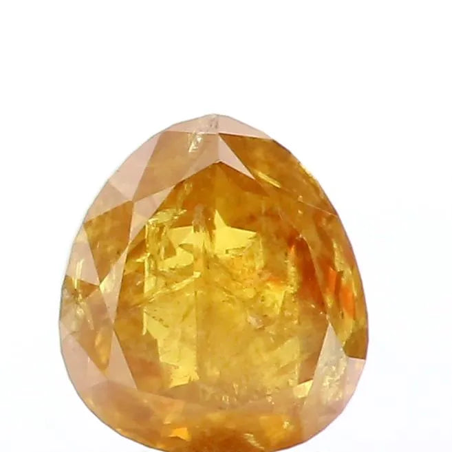 0.57ct Heart Natural Diamond (Colour Fancy Yellow, Clarity I3, Cut VG, Uncertified)