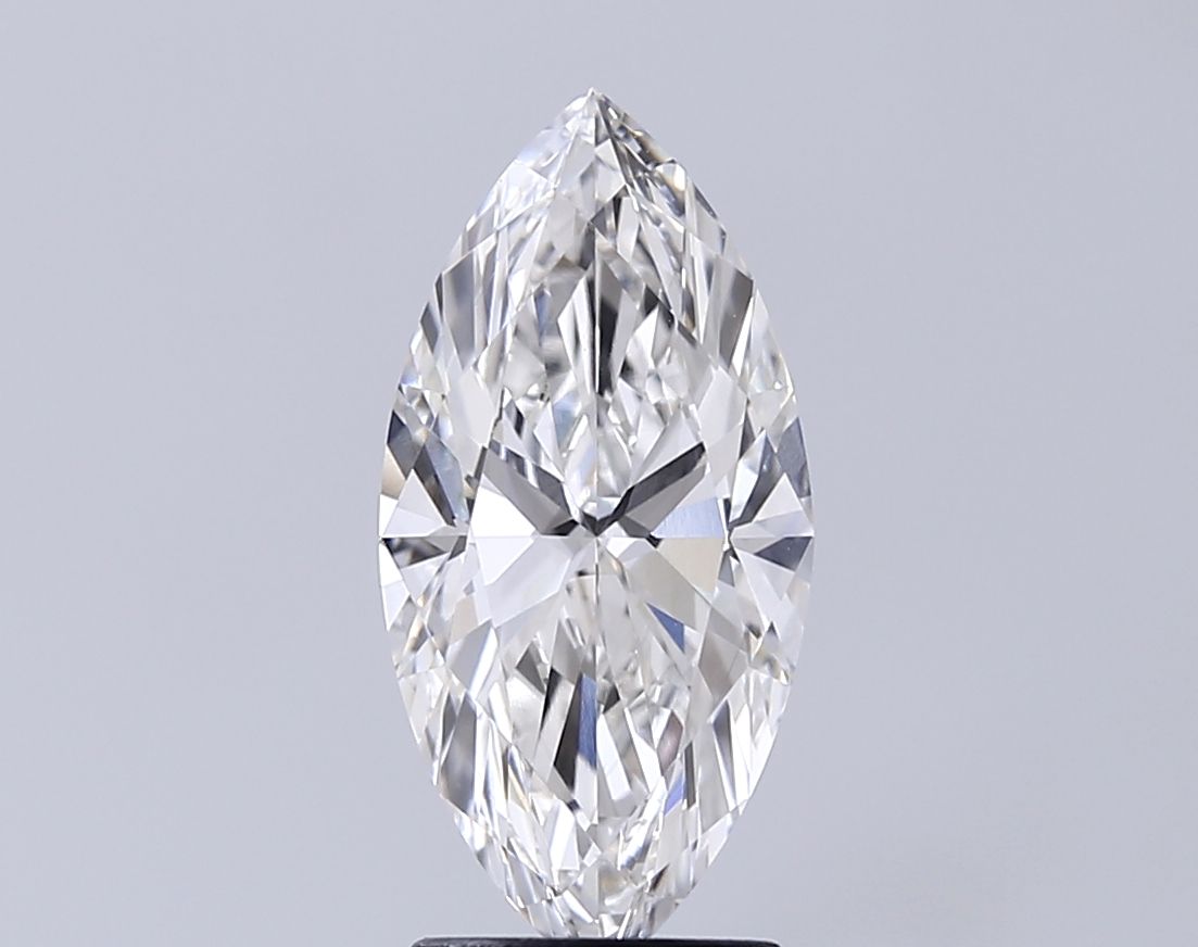 2.56 Carat G-VVS2 Marquise Lab Diamond