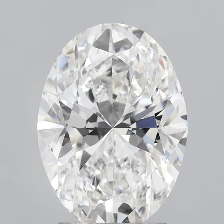 3.05ct Oval Lab Grown Diamond (Colour E, Clarity VVS2, IGI Certified)